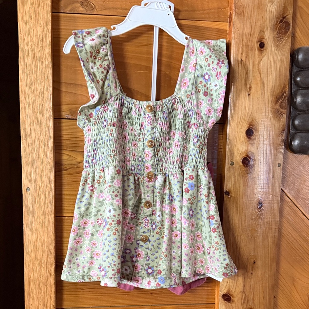 Floral Kids Matching Set - Picture 2 of 4